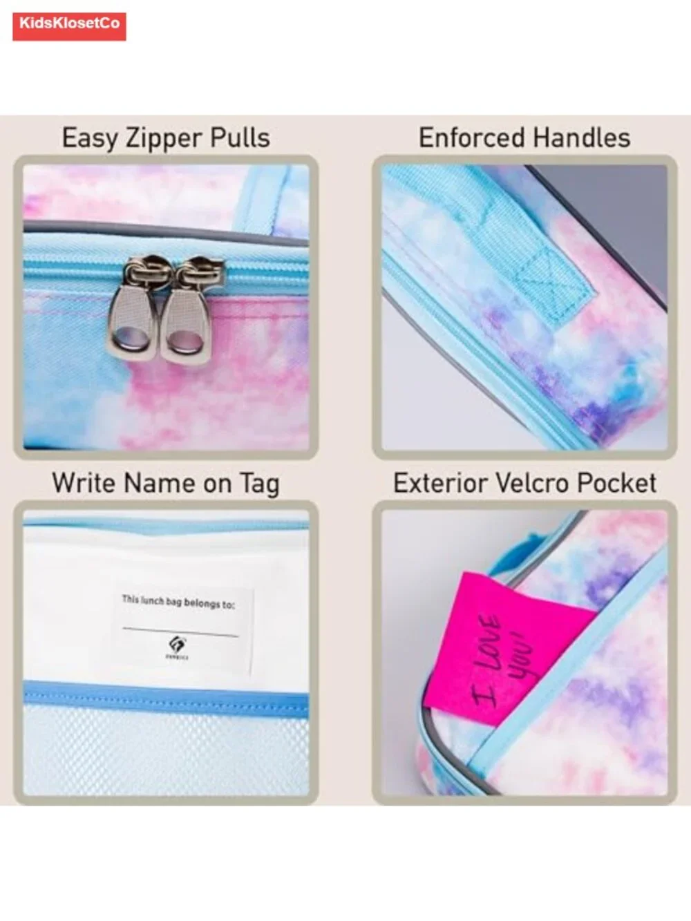 Insulated Lunch Box for Kids, Teens, Women, School, BPA Free, Soft Sided